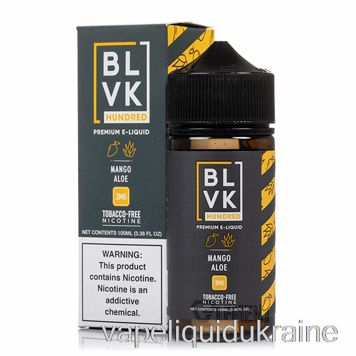 Vape Liquid Ukraine Mango Aloe - BLVK - 100mL 3mg